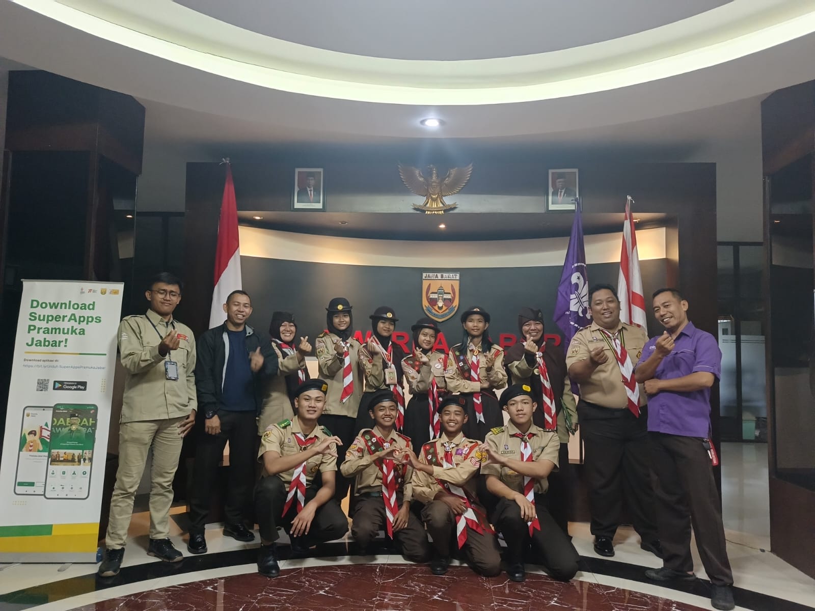 Kegiatan Seleksi Petugas Upacara Peringatan Hari Pramuka Ke-63