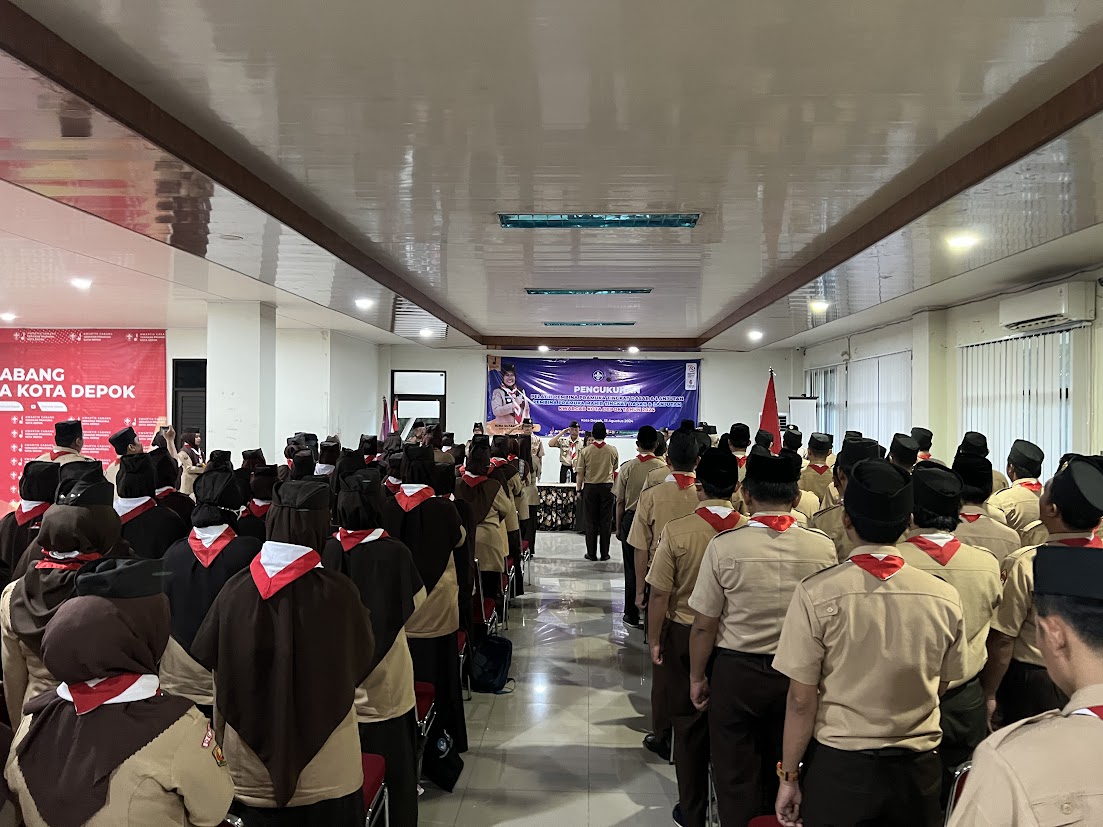 Pengukuhan Pelatih Pembina Pramuka dan Pembina Pramuka Mahir Kwarcab Kota Depok Tahun 2024