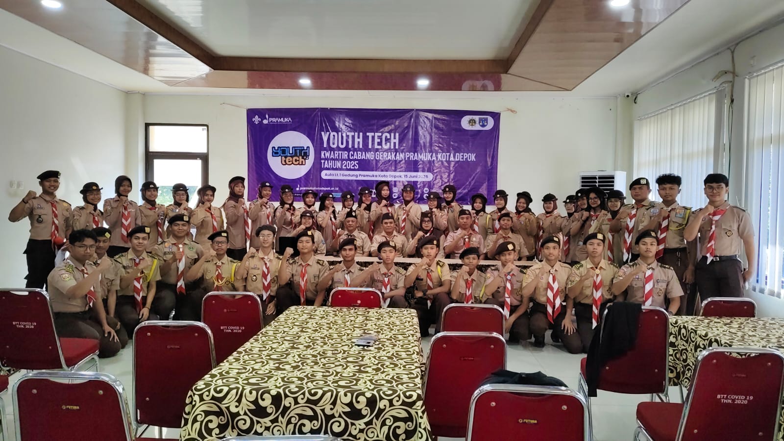 Youth Tech Kota Depok 2025: Pramuka Kota Depok Gali Potensi Lewat Multimedia dan Film Maker