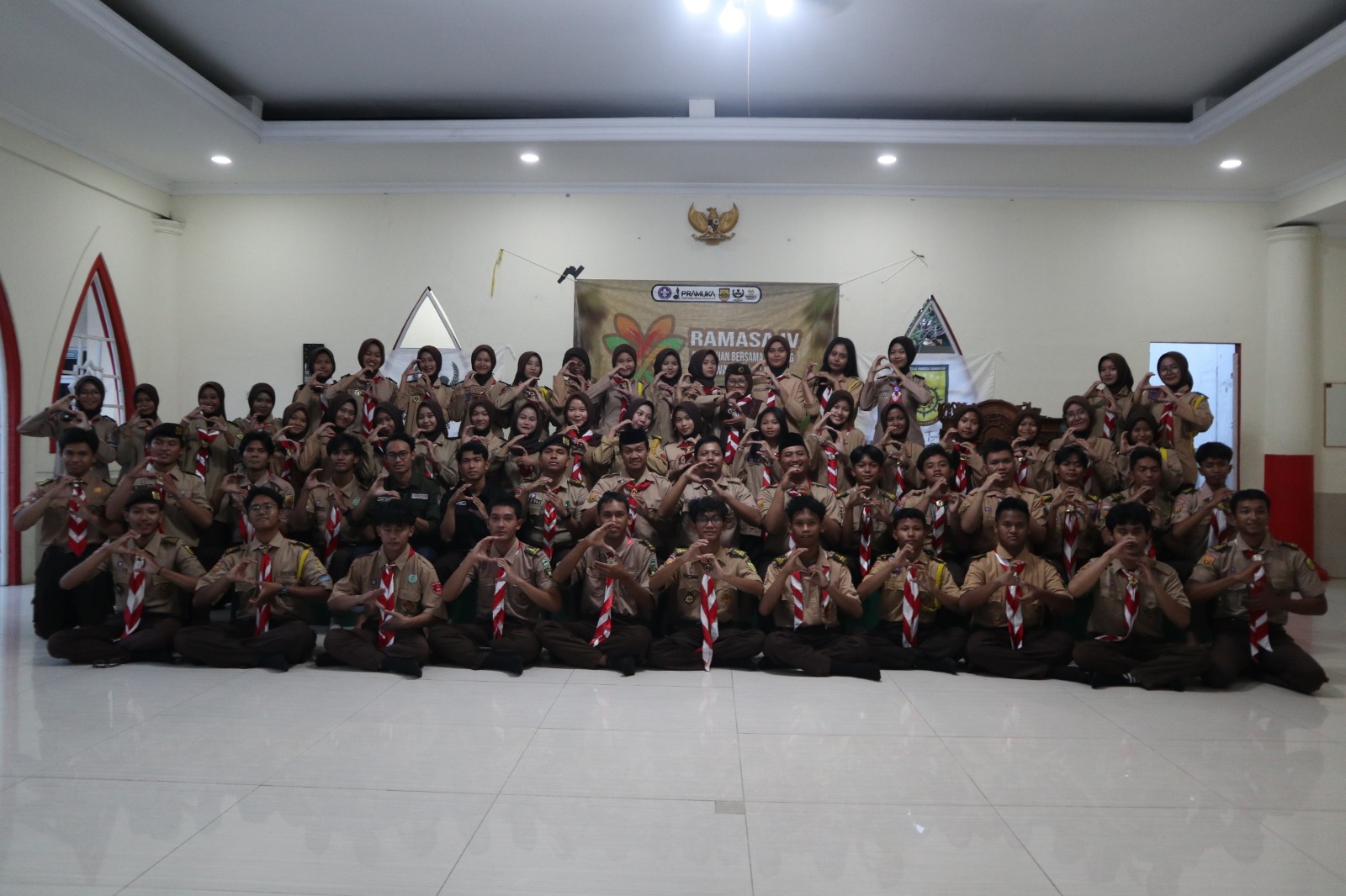 Wujudkan Dasa Darma Kedua, Pramuka Penegak dan Pandega Sawangan Gelar RAMASA IV