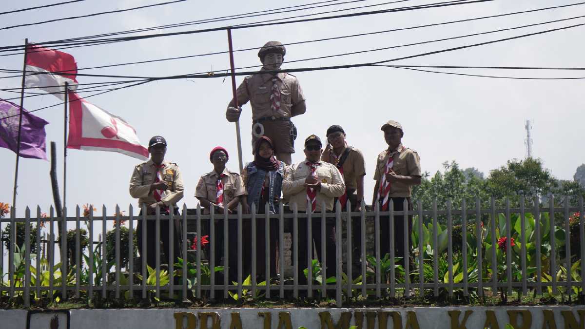Kwarcab Pramuka Kota Depok jadi Titik Start Lahir Pramuka Peduli Selamat Berlalu Lintas