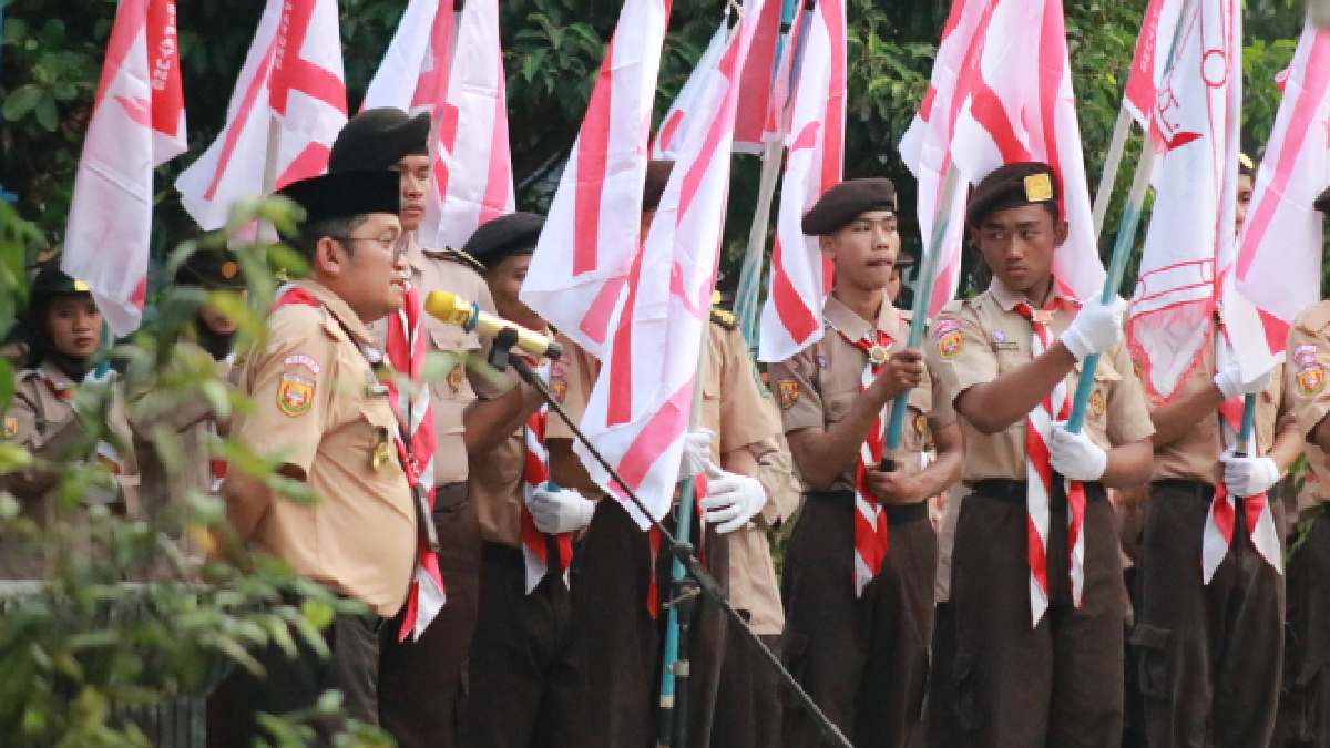 Keren! Kwarran Cipayung Hidupkan Lagi Tradisi Gelar Senja Pramuka